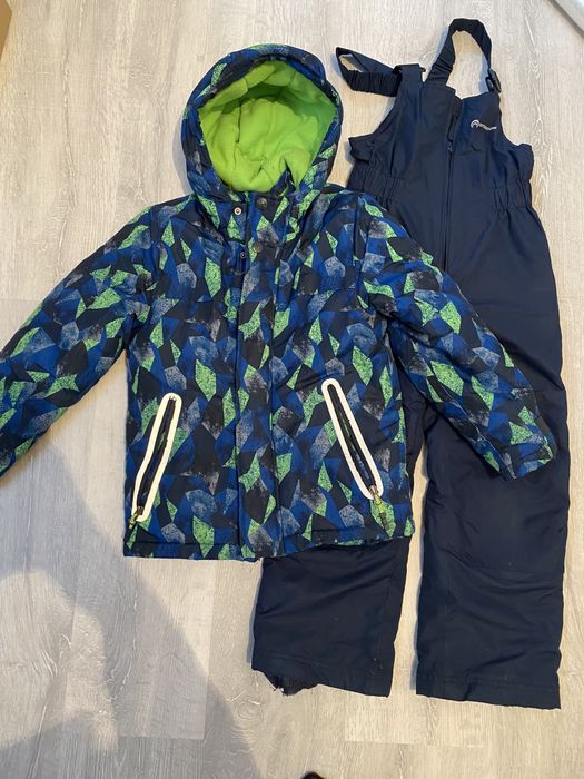 Зимние куртка и полукомбинезон, 122