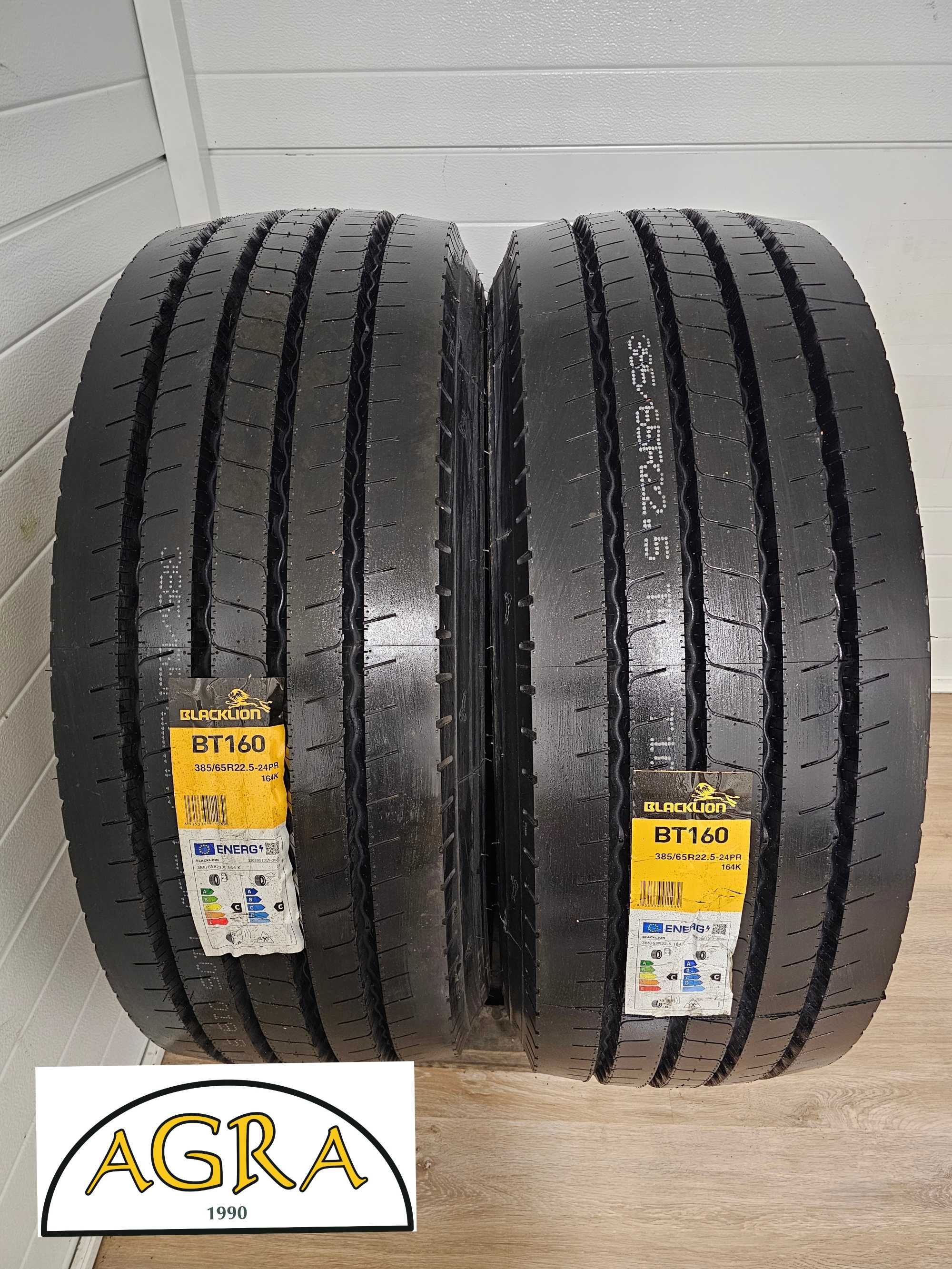 385/65R22.5 (1230netto) BLACK LION  opona NOWA przód 24PR  BLACKLION
