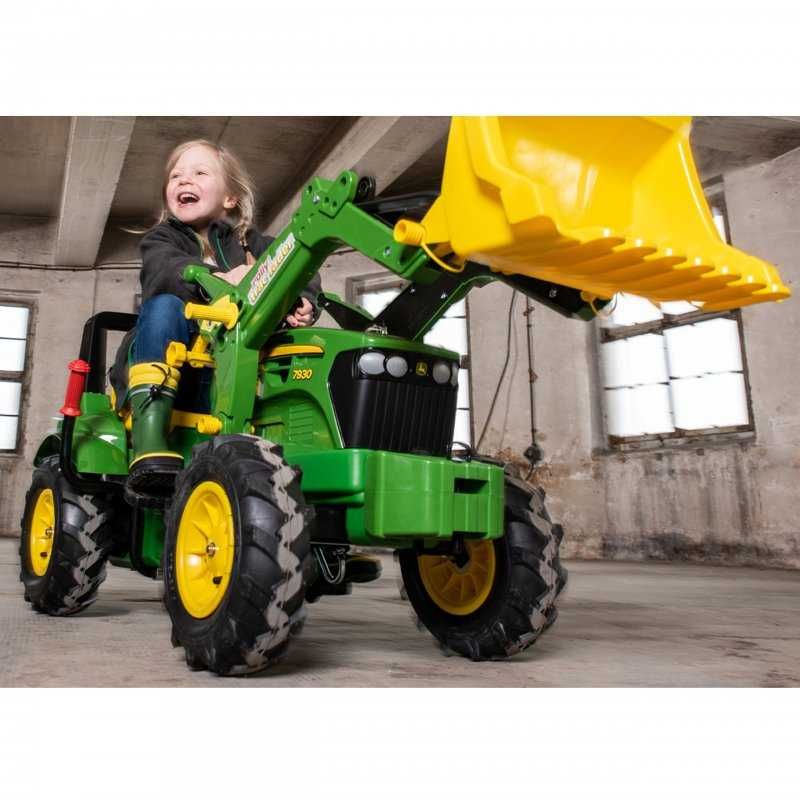 Rolly Toys John Deere Traktor na pedały z łyżką (ładowacz czołowy)