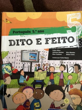 Manual Português Dito e Feito 5 ano Porto Editora