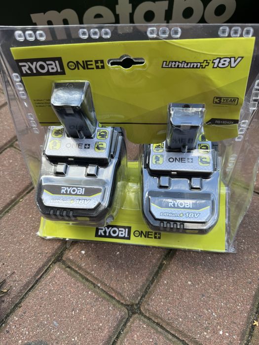 2 akumulatory 4.0 i 2.0 Ah Lithium+ 18V ONE+ RB1840X2