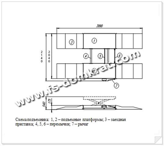 Пневматичний підіймач ПП-350 для шиномонтажу.