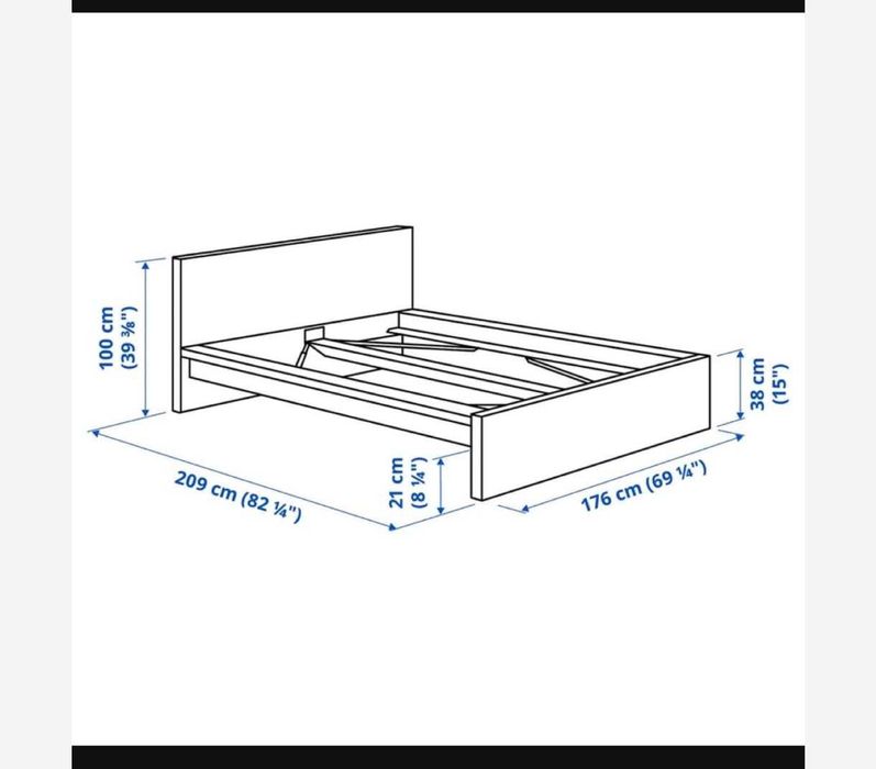 Łóżko MALM 160x200 IKEA