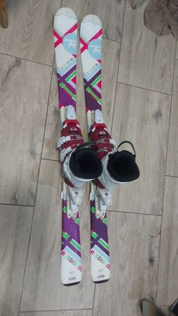 Narty Rossignol Fun girl 120 cm +buty 23,5 cm