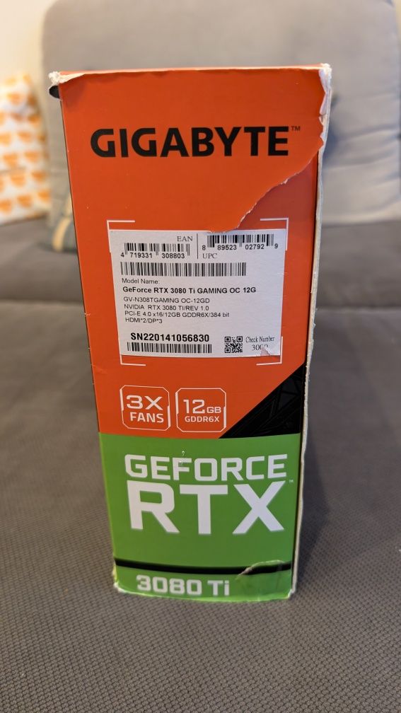 NVIDIA GeForce RTX 3080 Ti 12 GB Gigabyte