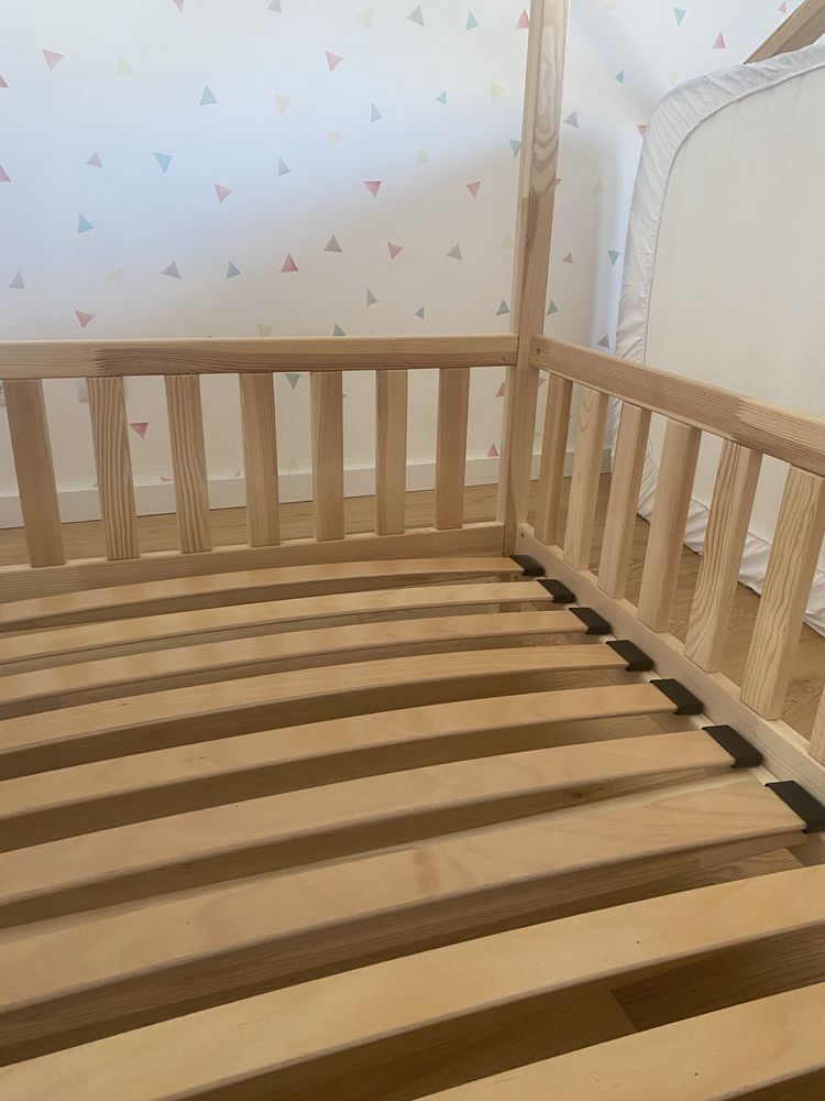 Cama Casinha 190x90cm Mon Lit Cabane, como nova, comprada em 2024