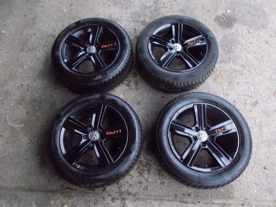 KOŁA OPONY 205/55R16 NEXEN NBLUE 4SEASON FELGI ALUMINIOWE 5G0601025BP