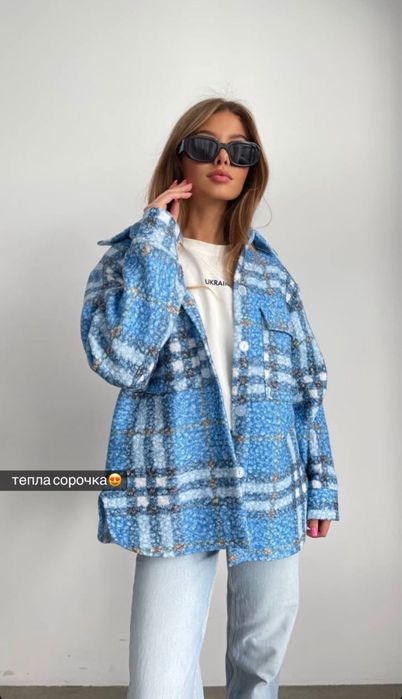 Тепла сорочка, пальто-сорочка