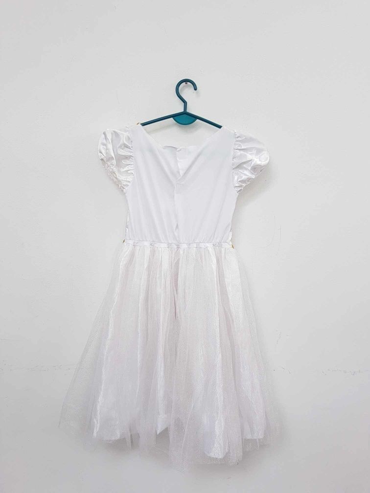Sukienka przebranie Roszpunka suknia ślubna 116-122. A3068