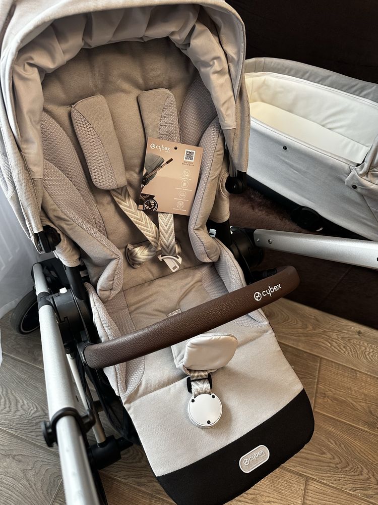 Продам коляску 2в1 Cybex Balios S Lux Lava Grey