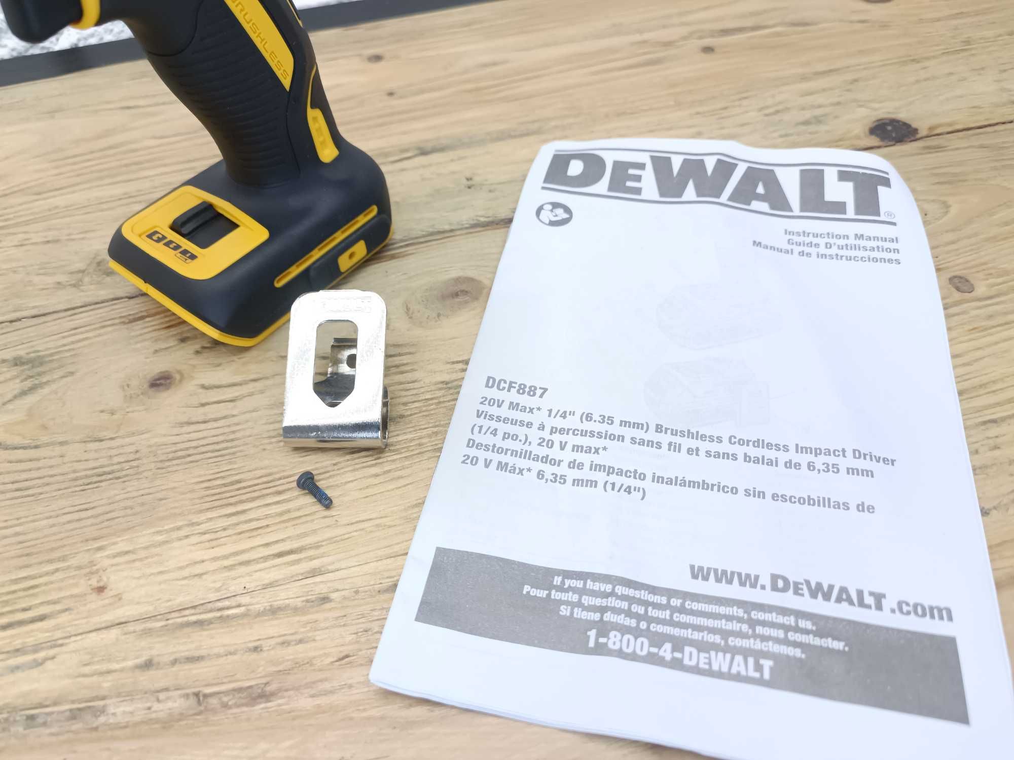 Безщіточний Імпакт Dewalt 20v DCF887 з США оригінал MADE IN MEXICO