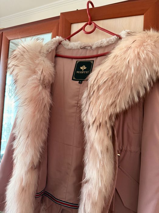 Парка з натуральним хутром