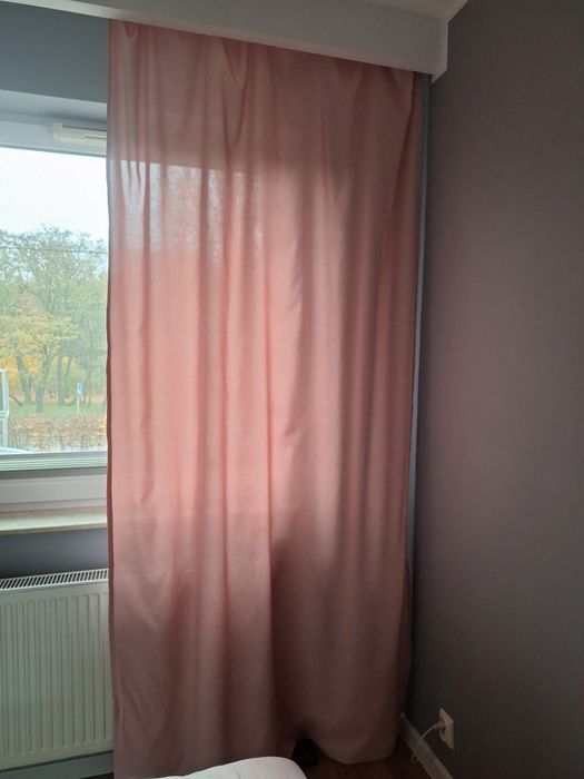 Zasłony różowe Ikea