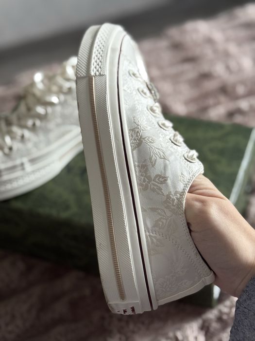Converse кросівки жіночі зі стразами Caramel_zp