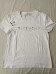 NOWA damska koszulka Givenchy t-shirt biały srebrny XXL
