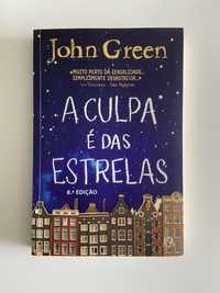 Livro “A Culpa é das Estrelas” de John Green