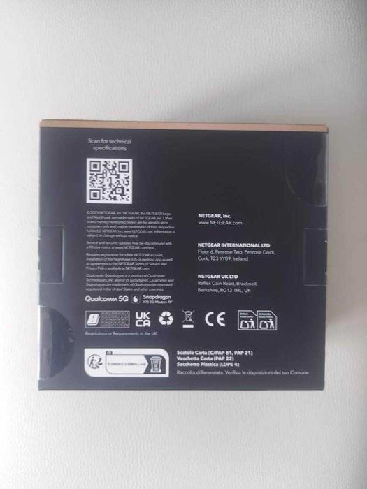 Netgear Nighthawk M7 Pro MR7450 – NOWY router 5G WiFi 7, zapakowany