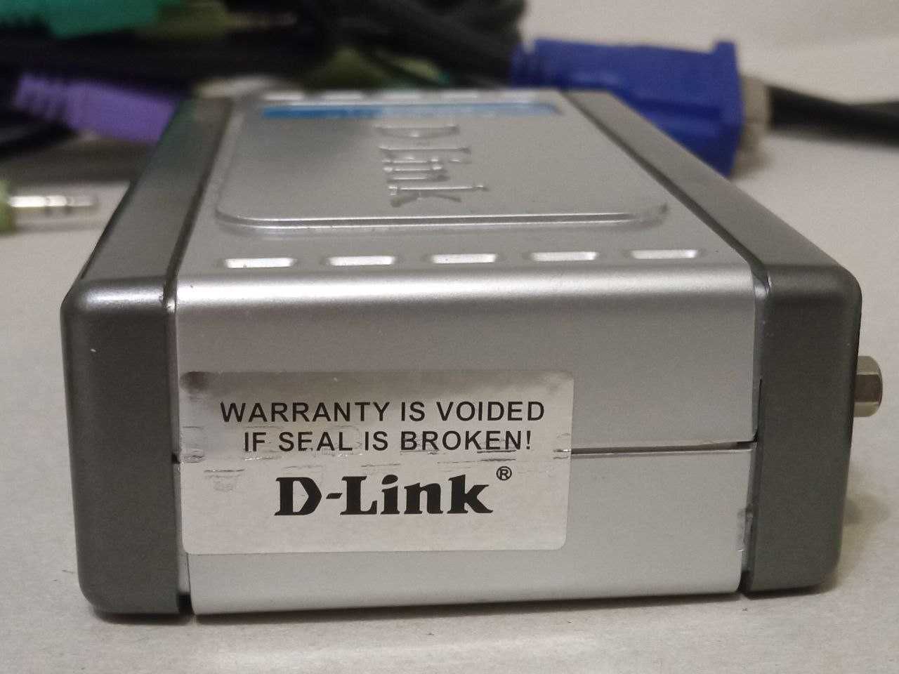 kvm switch квм свич d-link kvm-121 и два кабеля