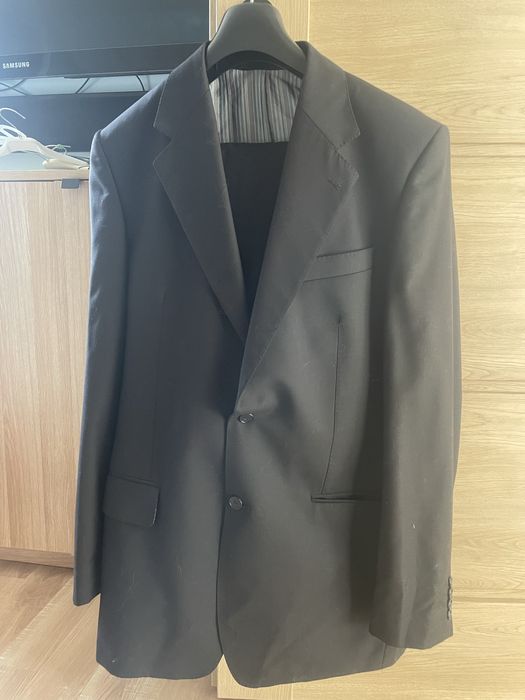 Garnitur LaVard 188 / 104 / 90 / A wełniany ciemny grafit