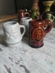 3x ceramiczny dzbanuszek wazonik PRL