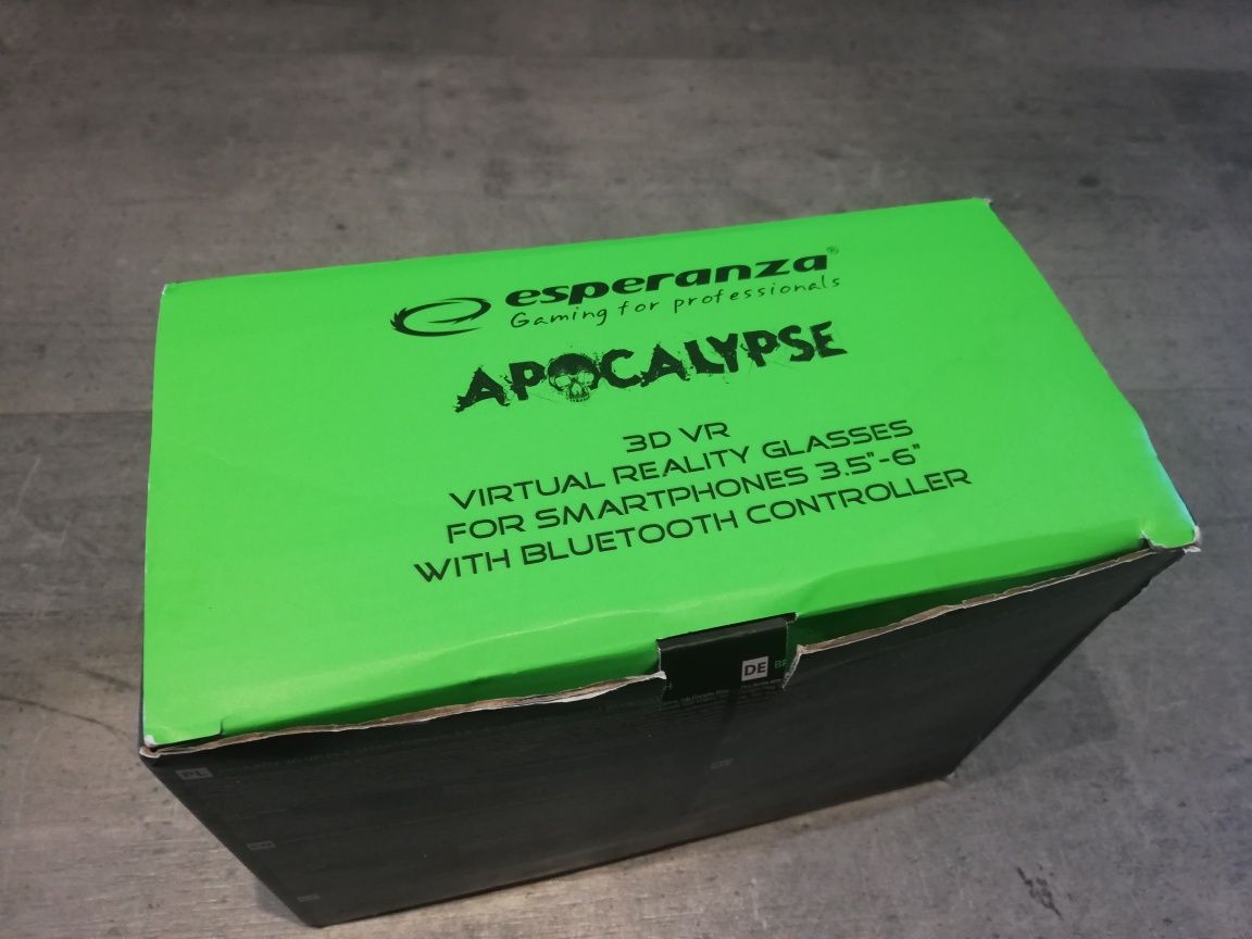 Okulary VR z pilotem Bluetooth gogle VR 3D Esperanza Apoalypse