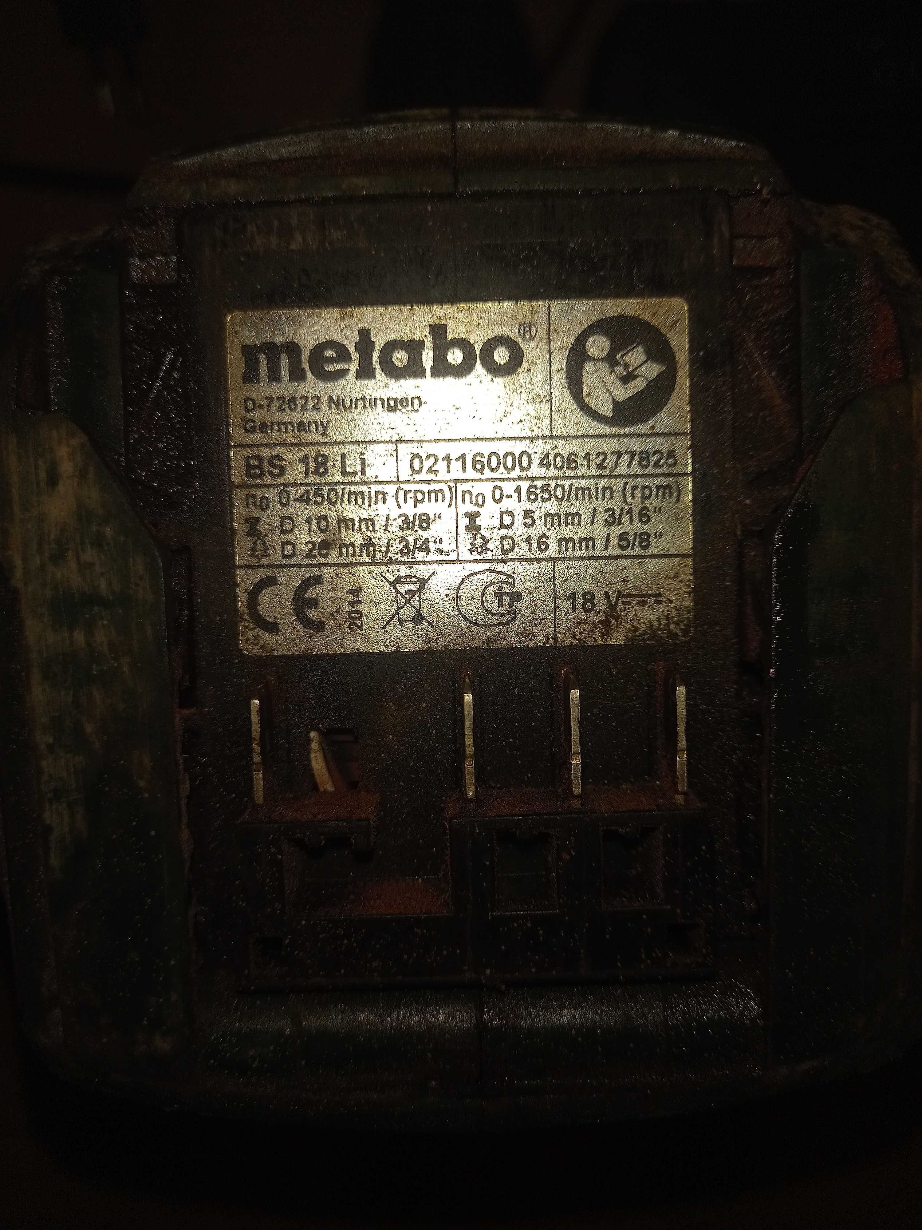 METABO zestaw SSW 18 LTX 400 BL klucz udarowy wkretarka