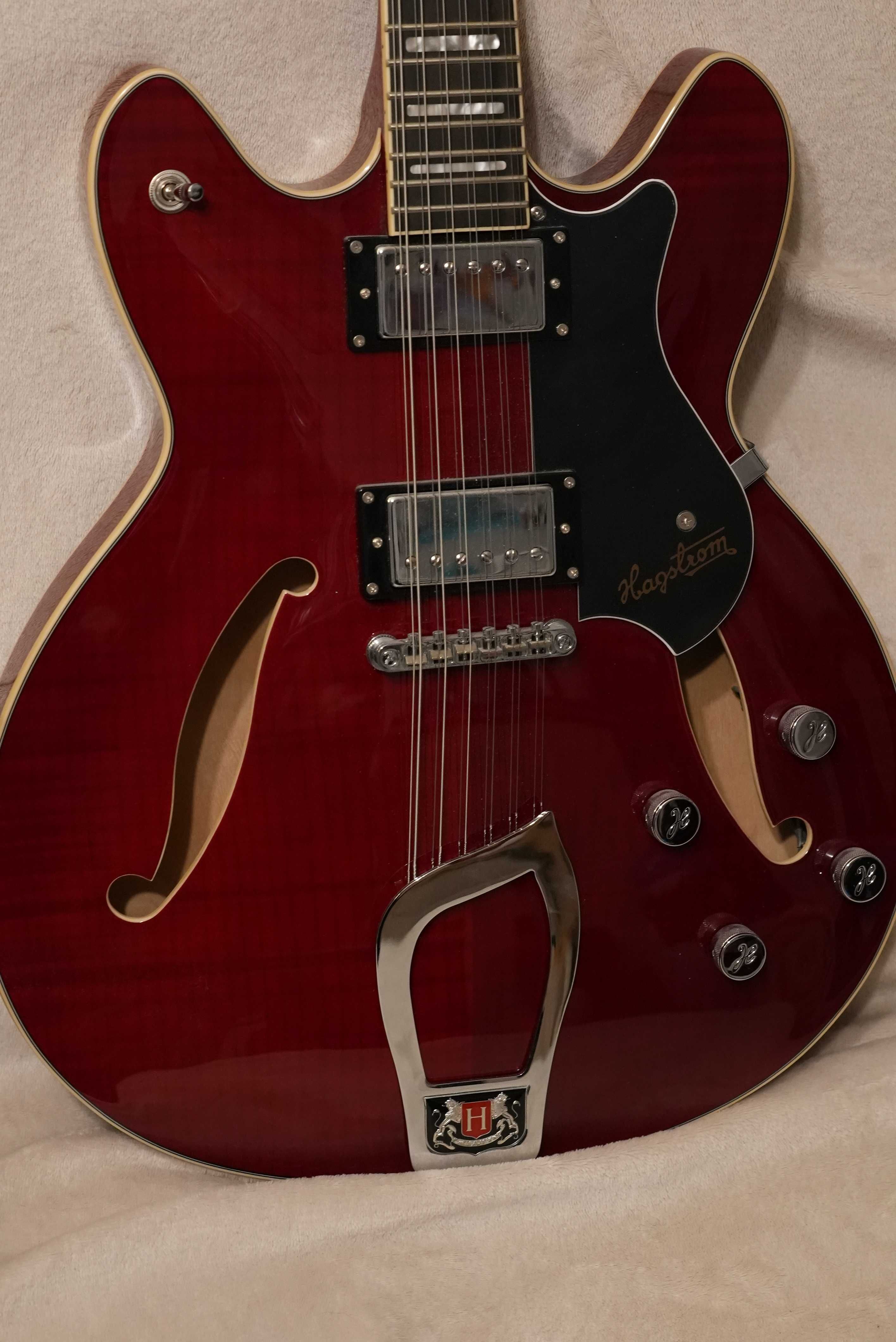 Gitara elektr. Hagstrom Viking Deluxe WCT Wild Cherry 12strunowa