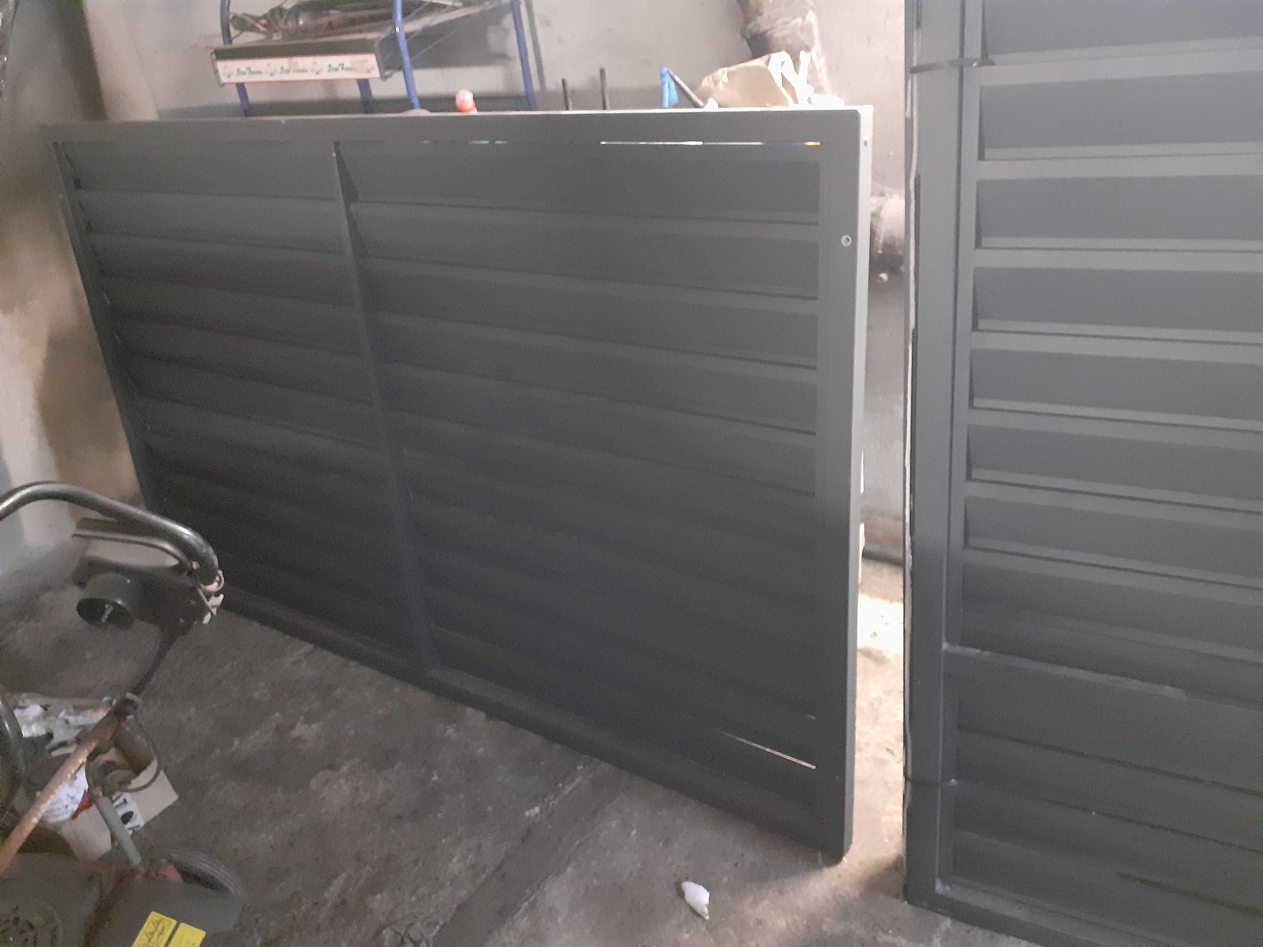 Dwa przęsła IMPERIAL 1.2 x 2 m i furtka, oc antracyt