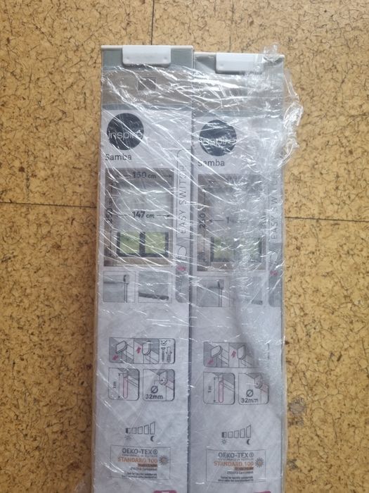 2 Estores Samba Inspire (Leroy) novos (138x250)