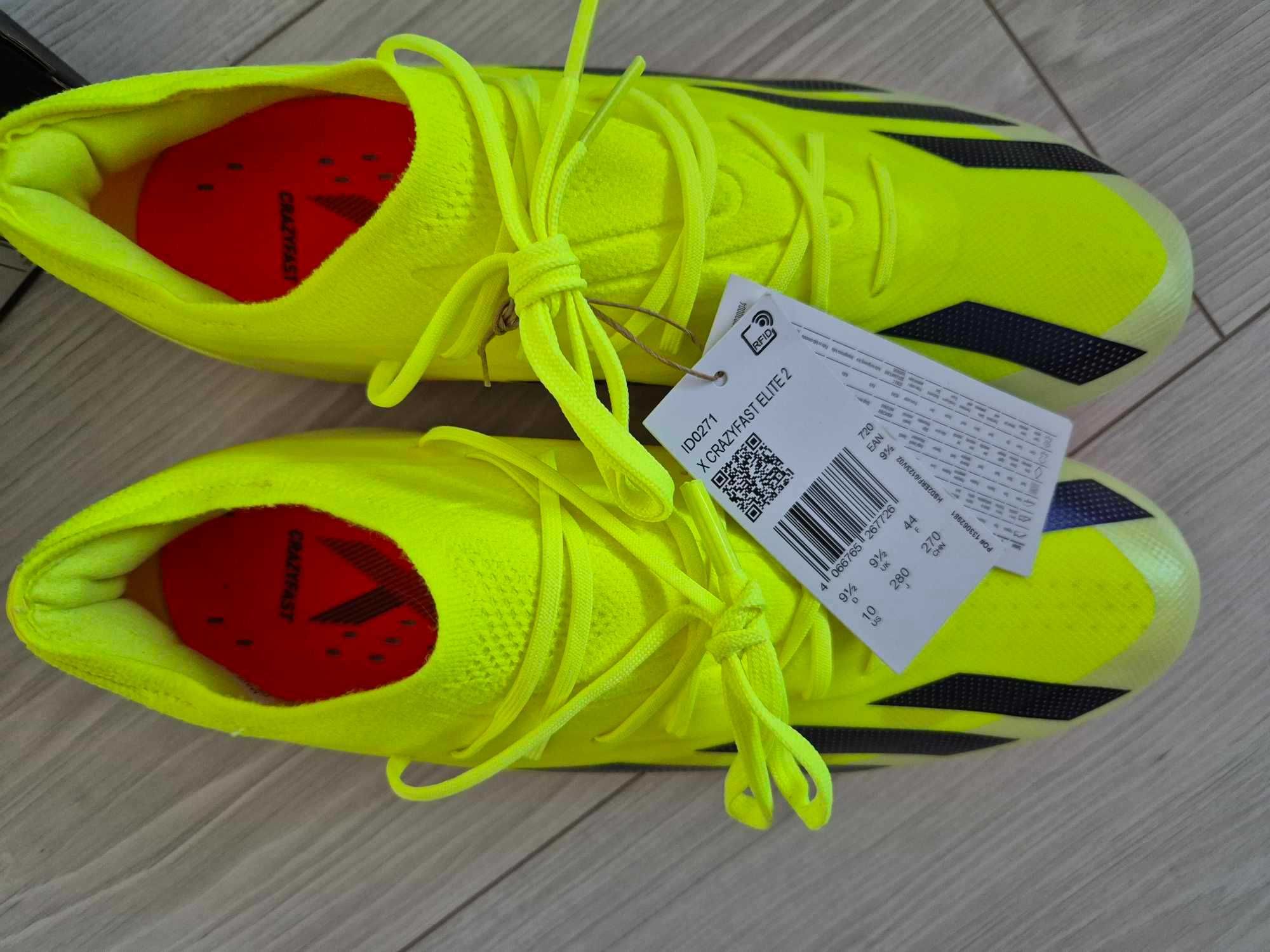 Profesjonalne korki adidas X Crazyfast Elite 2G/3G AG ID0271 rozm. 44