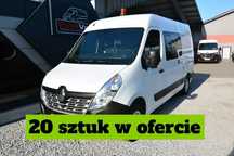Renault Master  7 osobowy brygadówka max doka pełna opcja servis regały