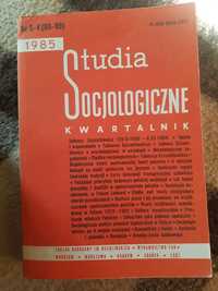 Kwartalnik Studia socjologiczne nr 3-4 (98/99) 1985 Ossolineum