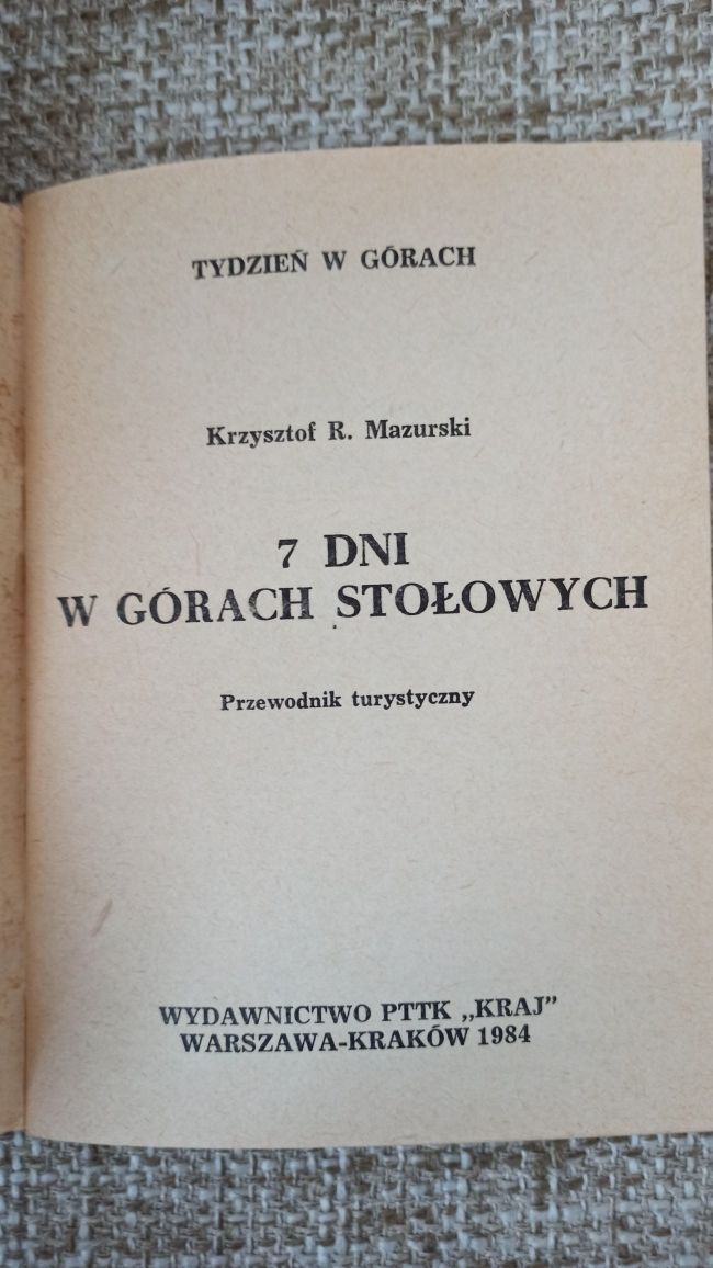 7 dni w Górach Stołowych - Krzysztof R. Mazurski