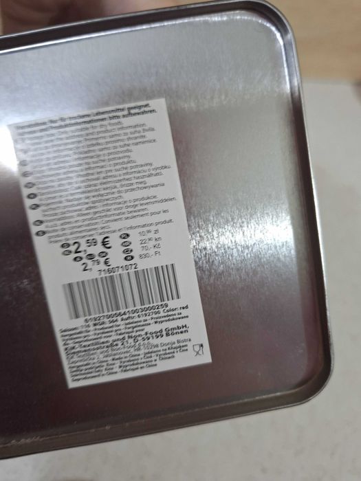 puszka do kawy ozdobna