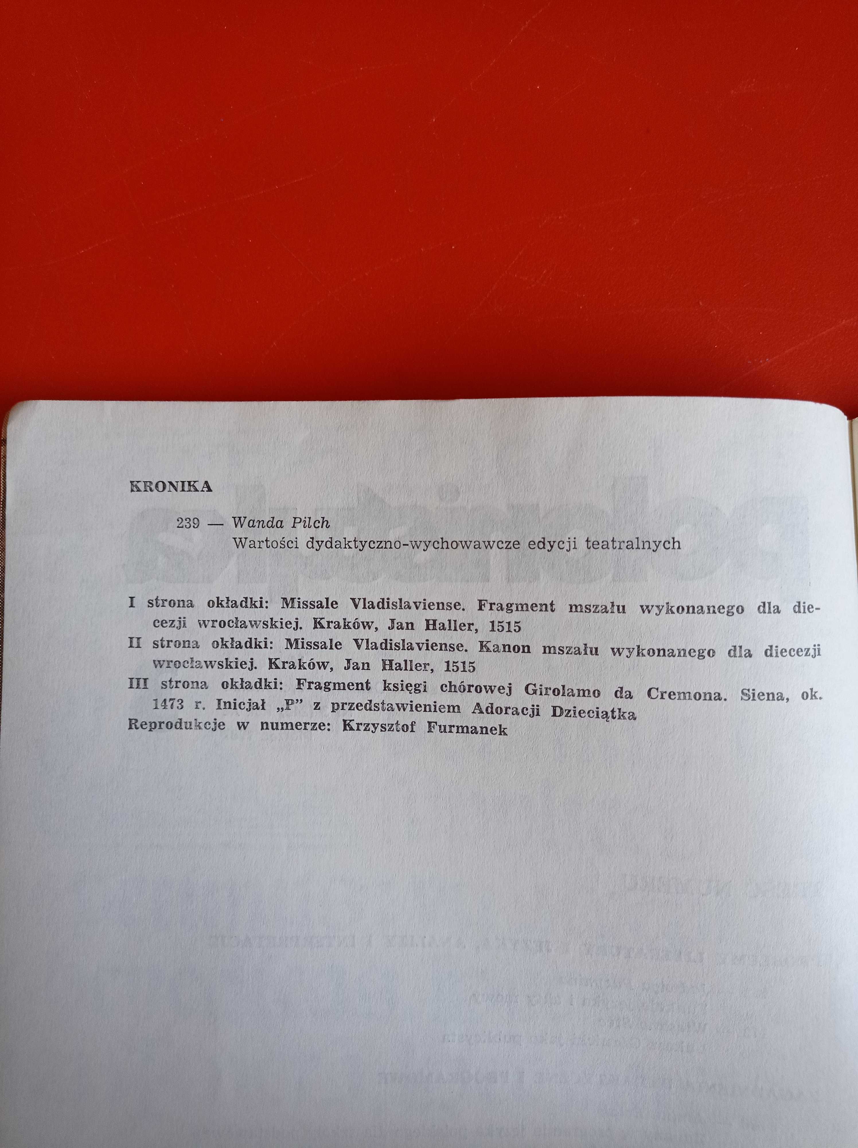 Polonistyka nr 3 (243) marzec 1987, WSiP