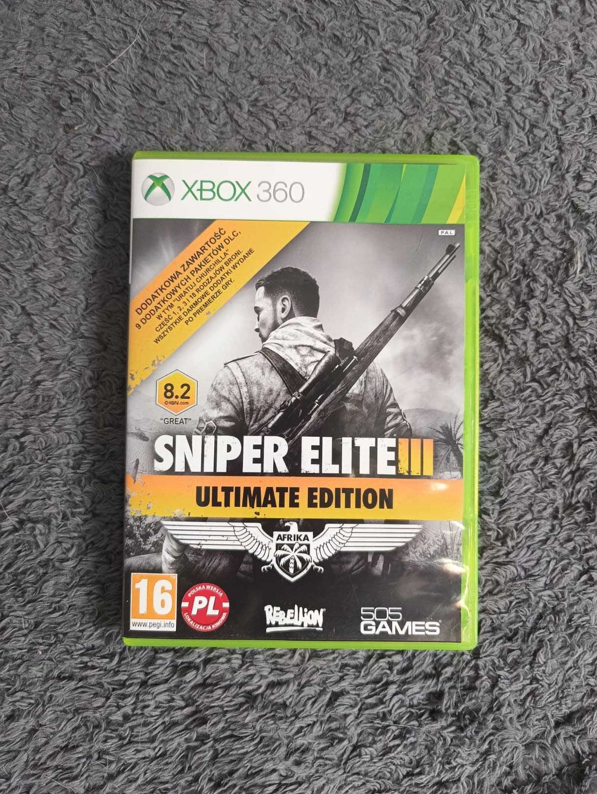 sniper elite 3 ULTIMATE EDITION xbox 360