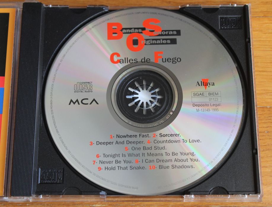 CD Streets of Fire - Banda Sonora Original (1984)