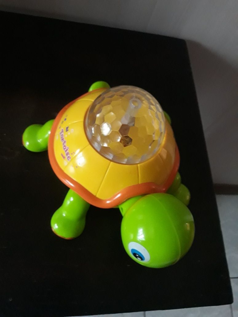 Музыкальная игрушка черепаха / детские игрушки /светящаяся игрушка