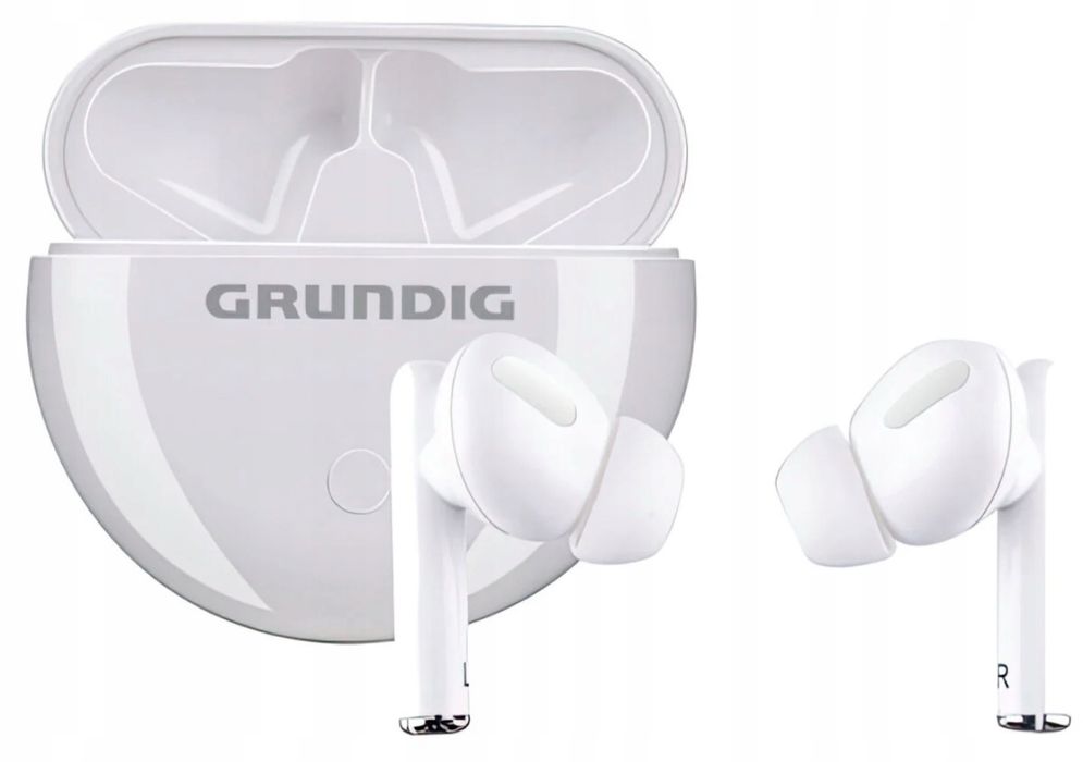 słuchawki dokanałowe grundig tws59 białe