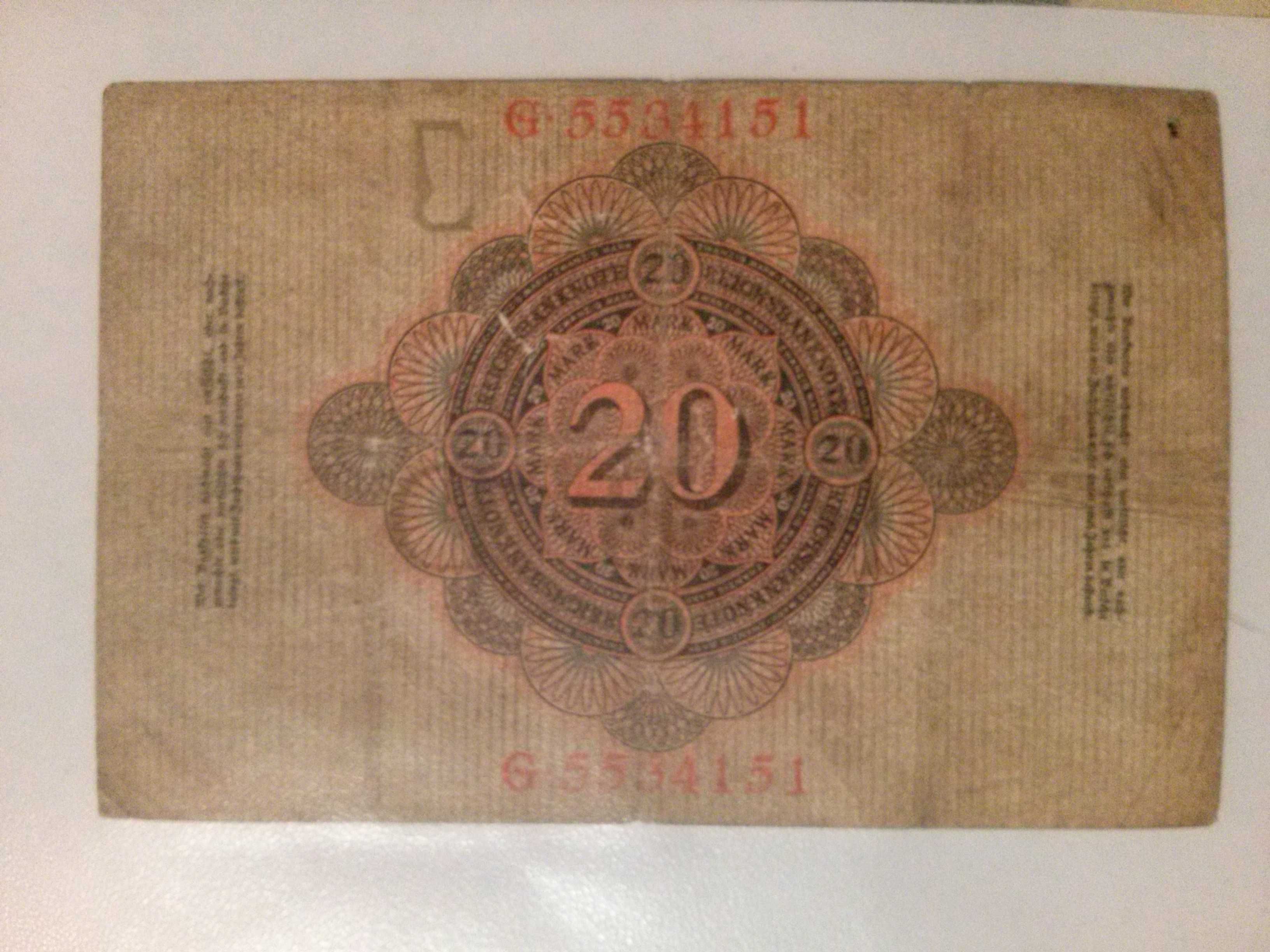 2 Super Banknoty Niemieckie Przedwojenne
