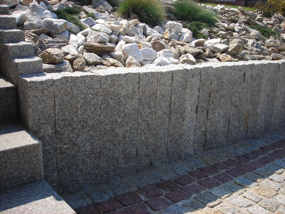 kostka 8/8/16 brukowa granitowa palisada obrzeże granitowe łupek żwir