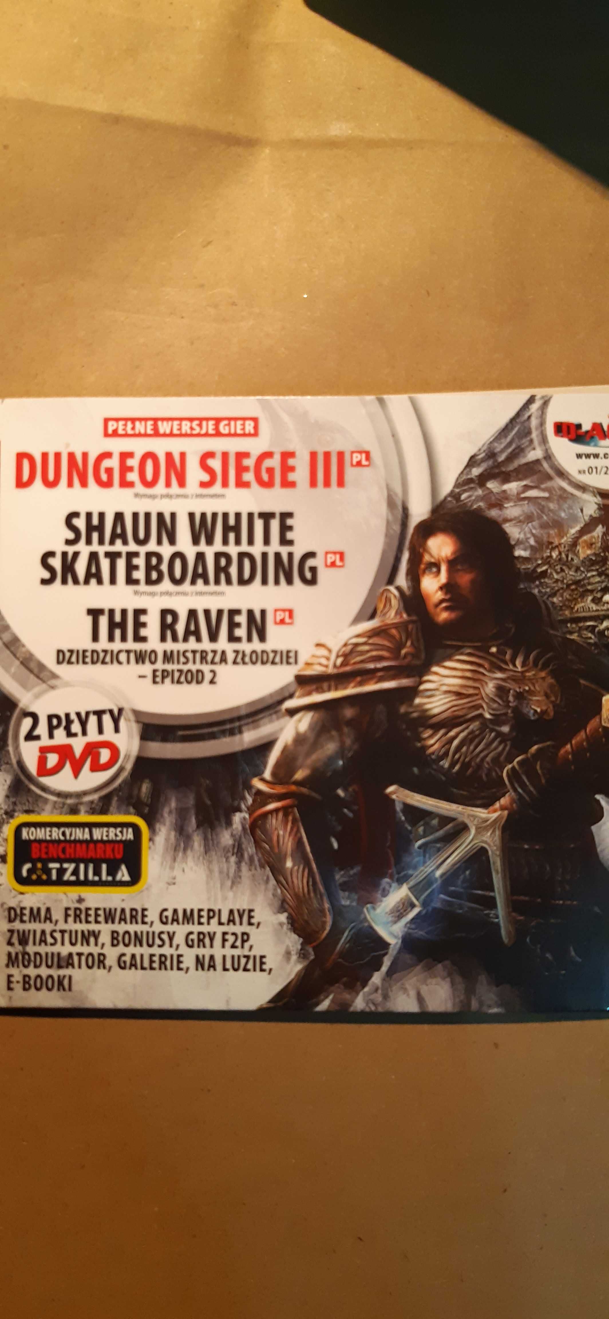 Gry PC CD-Action 2x DVD nr 225: The Raven  dungeon siege 3