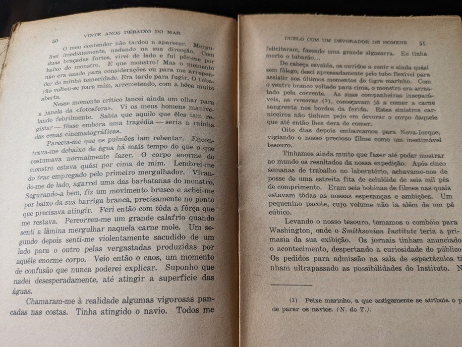 Vinte Anos Debaixo do Mar de J.E. Williamson