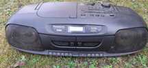 Radiomagnetofon Panasonic RX-DT401, radio, CD, Bumbox do naprawy.