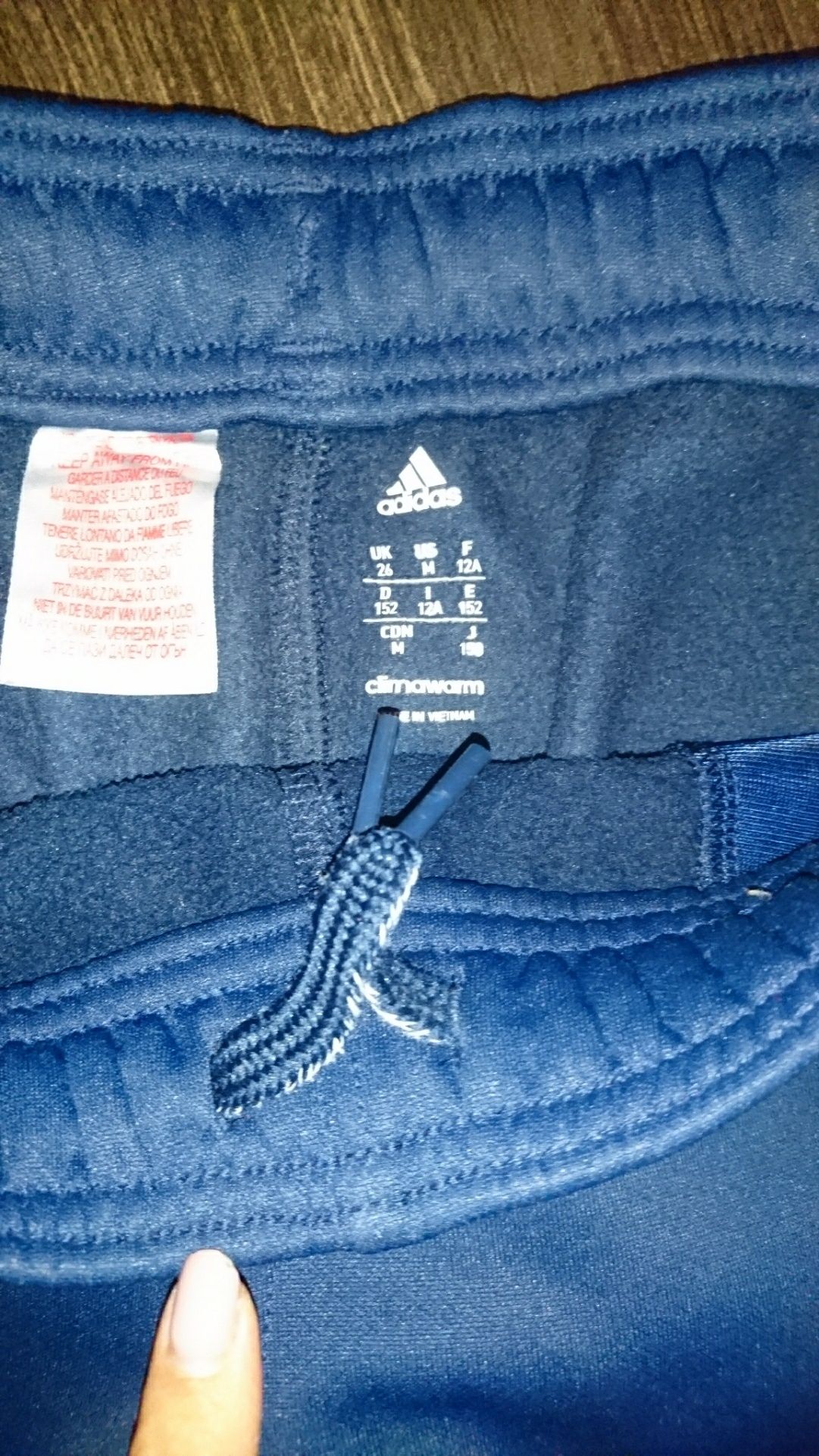Спортивные флисовые, тёплые штаны Adidas