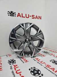 NOWE oryginalne alufelgi PEUGEOT 17" 4x108 308, 407,508- Grafit