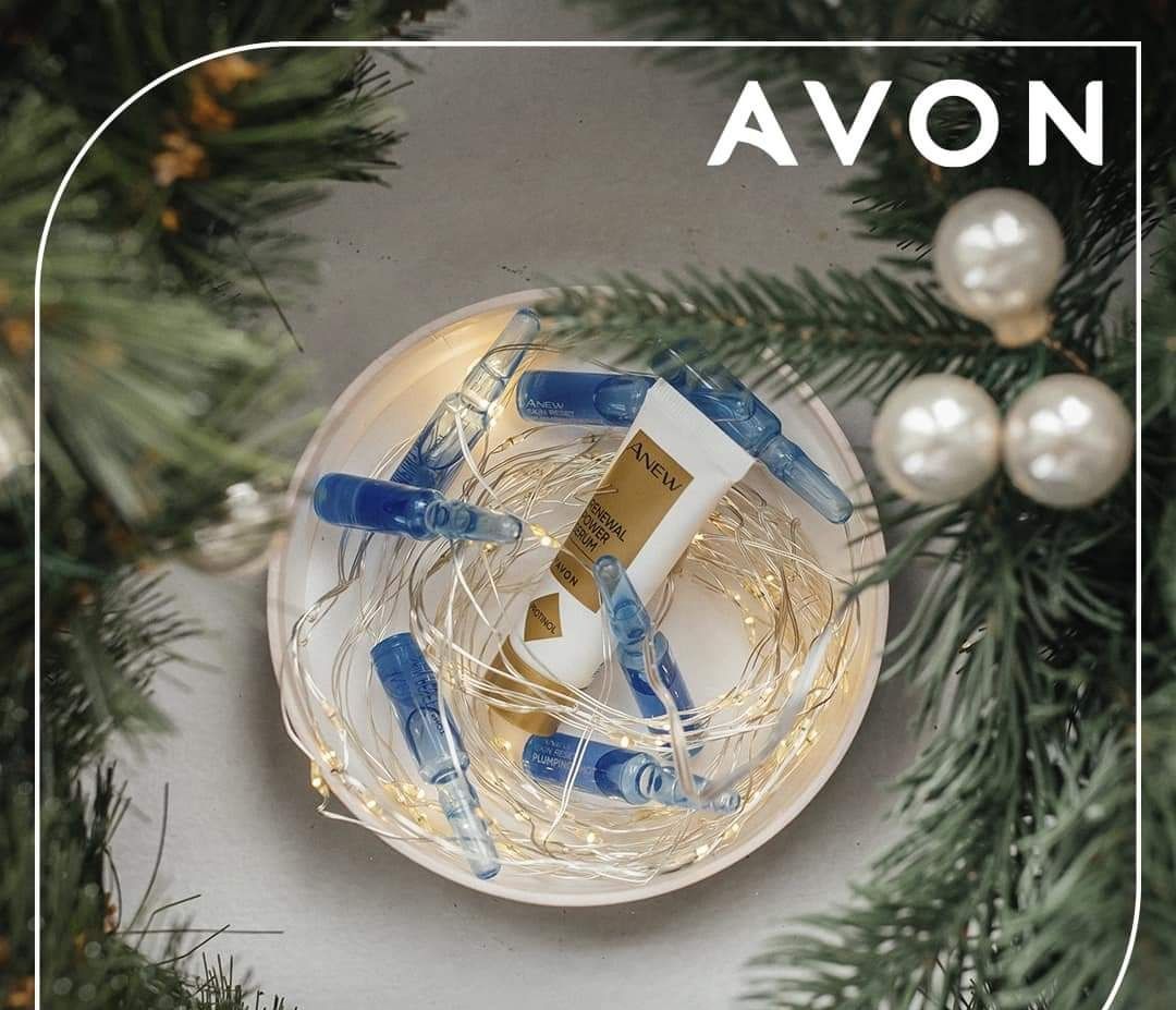 Набір засобів для догляду за шкірою обличчя Anew із протінолом (Avon)