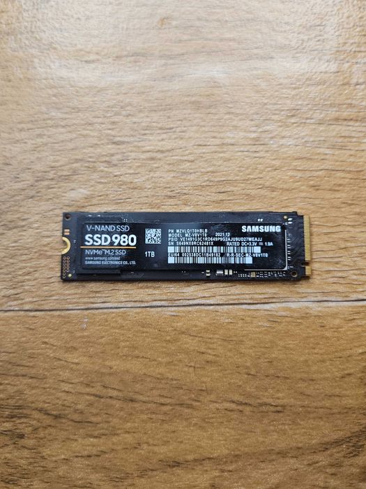 Samsung 980 1 TB  1000 gb гигабайт 98% жизни ssd диск для пк ноутбуков
