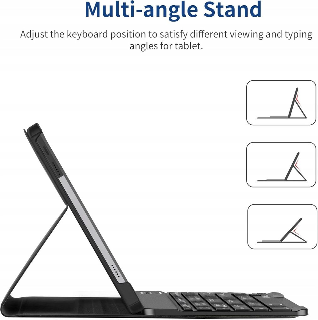 EasyAcc Etui, Klawiatura QWERTZ Do Lenovo Tab M10 Plus 3 gen.