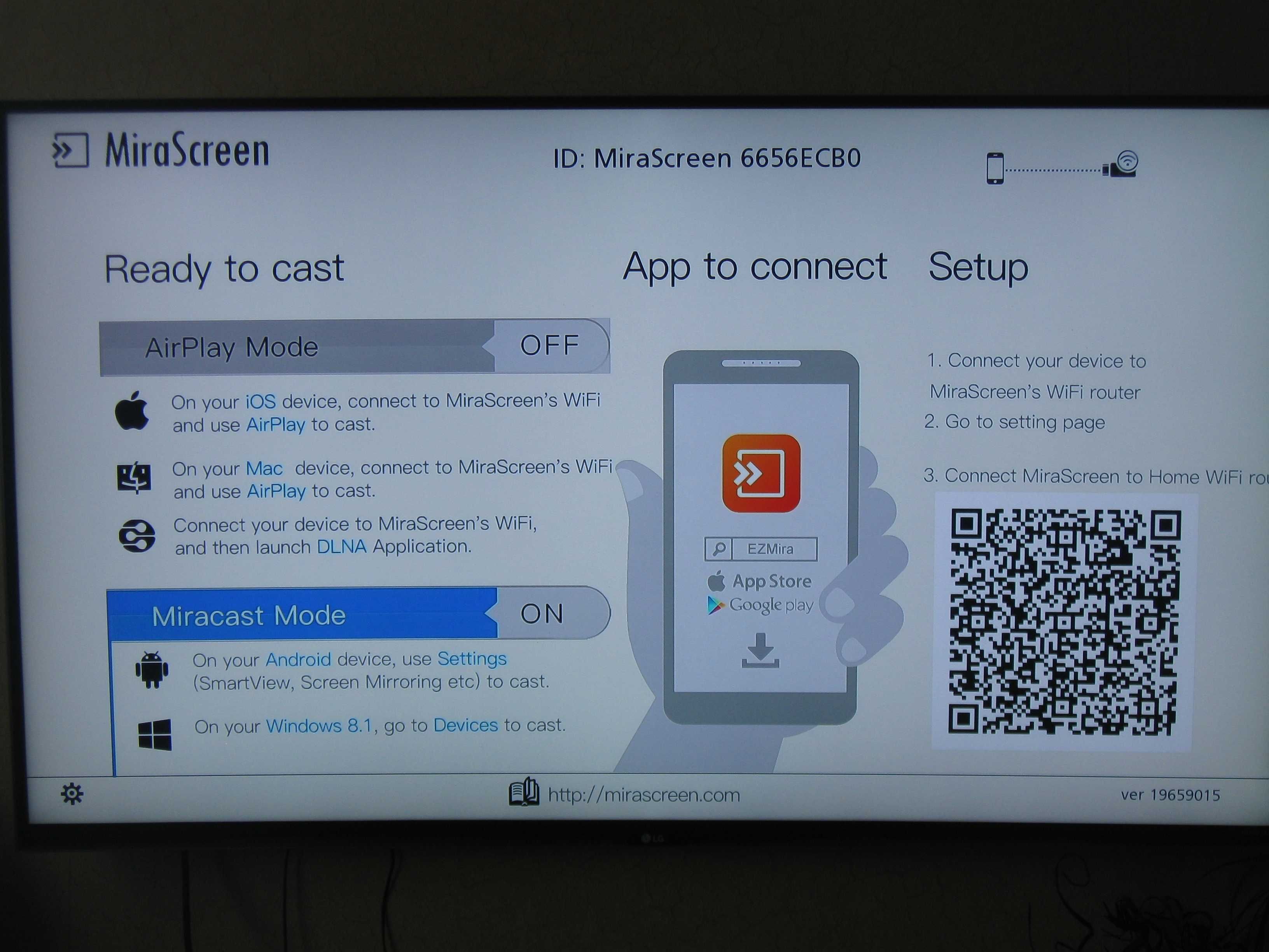 Бездротовий адаптер  chromocast MiraScreen TV Stick Wireless Dongle